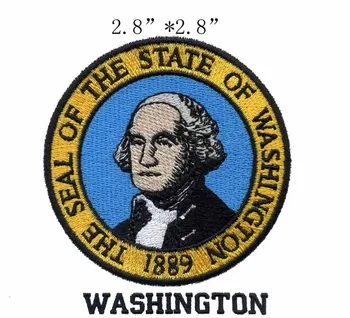 Statul Washington Sigiliu broderie patch-uri de 2.8