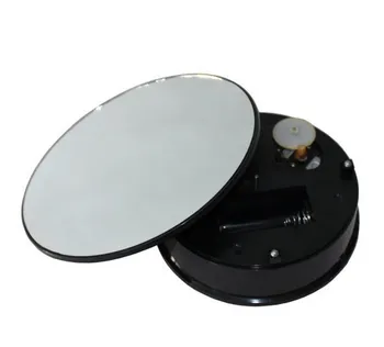 Sticla Oglinda Partea De Sus Baterie Display Stand Rotativ 360 Electric Placă Turnantă A Arăta Titularul Titularul De Afișare Arata Marfa