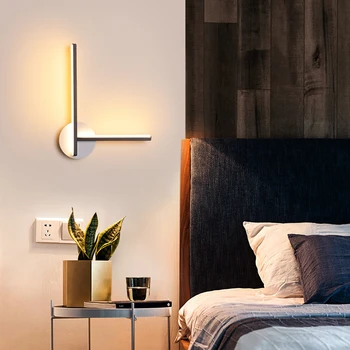 Stil Nordic personalitate creatoare lampă de perete culoar, camera de zi scări cameră lampă de perete dormitor noptieră perete lampă cu led-uri