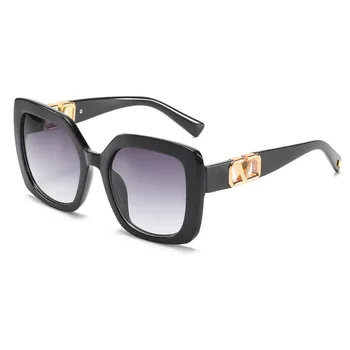 Supradimensionat ochelari de Soare Patrati Femei Vintage Negru Roz Mare Cadru Soare Galsses Brand de Lux Gradient Nuante de Moda Ochelari de UV400