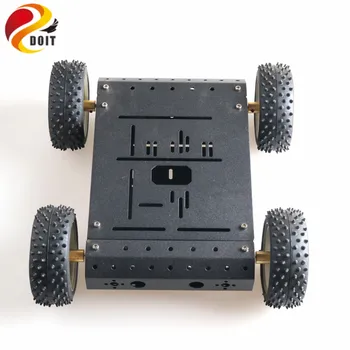 SZDOIT C3 4WD Inteligent Rezervor Șasiu Auto Kit 85mm Roata Neasamblate Robot Mobil Platforma 4buc Motor cu Cuplu Ridicat DIY Jucărie de Învățământ