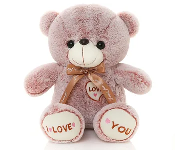 Te iubesc moale urs papusa cadou de Ziua Îndrăgostiților desene animate urs de jucărie jucării de Pluș