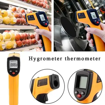 Termometru cu infraroșu Temperatura Digital GM320 LCD Display Non Contact cu Infrarosu IR Punctul Laser Arma -50~380 Grade Pirometru