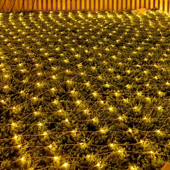 Thrisdar 10X8M 2000 DE Mare cu LED-uri de Crăciun Net Plasă Șir Lumina Pentru Petrecerea de Nunta Comercial Mall Agățat Net Ghirlanda Șir Lumina