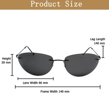 Titan Matrix Neo Stil De Ochelari De Soare Polarizat Ultralight Fără Ramă Oameni De Conducere De Brand, Design De Ochelari De Soare Oculos De Sol
