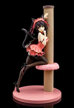 Tokisaki Kurumi Coșmar Nekomusume Fată Pisica ver. Rochie Sexy KADOKAWA Statuie Anime Data Un Live Coșmar Figura Figurine Jucarii