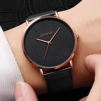 Top Brand de Lux Cuarț Ceas barbati Casual Negru Japonia cuarț ceas din oțel inoxidabil de Lemn Fata ultra subțire ceas de sex masculin Noi #4M28#F