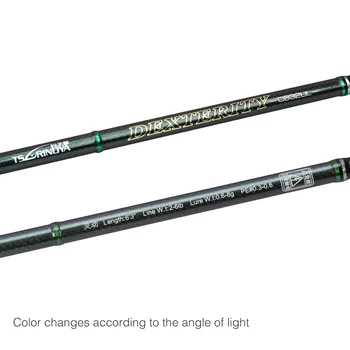 TSURINOYA Tijă de Pescuit DEXTERITATE 1.92 m UL AJING Turnare Rod Repede Baitcasting Filare Tija de Carbon FUJI Accesorii Ultra Light Rod