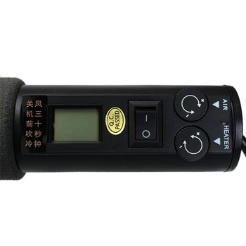 UE Plug,450W 450 Grad Reglabil Electronic de Căldură Aer Cald Instrument 8018 Lcd Dezlipit Statie de Lipit
