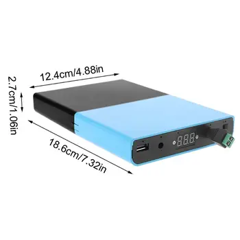 USB 5.5x2.1mm 12V-24V Ieșire 12x 18650 Baterii DIY Banca de Putere pentru Laptop Telefon B85B
