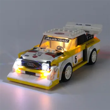 USB Alimentat LED Lighting Kit For Speed Champions 1985 Audi Sport Quattro S1 768976(LED Incluse Numai, Nu Kit)Pentru Copii Jucarii