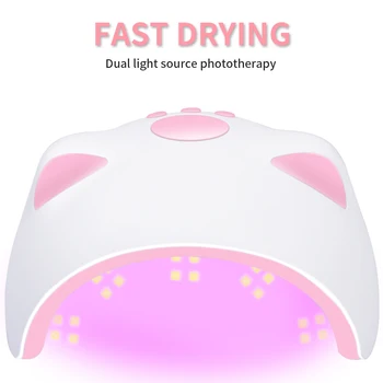 UV LED Lampa de Unghii Nail Dryer 20 Buc Lămpi Margele Pentru Uscare UV Gel lac de Unghii Cu Senzor Inteligent Manichiura, Lampi Unghii Instrument