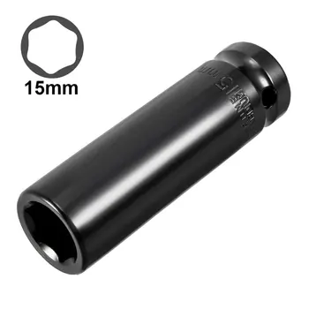 UXCELL Vânzare Fierbinte 1/2-inch Drive 15 mm 17 mm 18 mm 19 mm 21 mm 24mm 27mm 6-Punctul Impact Profund Soclu, Cr-V din Oțel