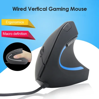 Vertical Gaming mouse cu Fir Ergonomic Programabile Mouse-ul pentru Desktop, Laptop, PC, Laptop, Desktop Profesionale Mouse de Calculator
