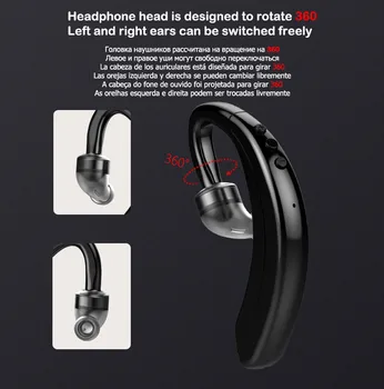 Wireless Căști Bluetooth de Afaceri de Control al Zgomotului Căști Cu Microfon Sport-Ureche Căști Pentru iPhone 12 Samsung xiaomi