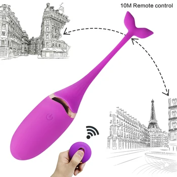 Wireless Portabil de Control de la Distanță Vibratoare USB Reîncărcabilă Vibratoare Ou Clitorisul Exercițiu G-spot Masaj Jucarii Sexuale Pentru Femei