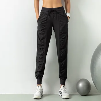 Wmuncc Yoga Pantaloni Femei iute Uscat Cordon de Funcționare Sport Jogging pantaloni de Trening Atletic Sală de Fitness pantaloni Pantaloni cu Buzunare