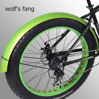 Wolf ' s fang Biciclete de Munte biciclete rutier Zăpadă grăsime biciclete Accesorii fender acoperire Completă de 26 inch bicicleta produs transport gratuit