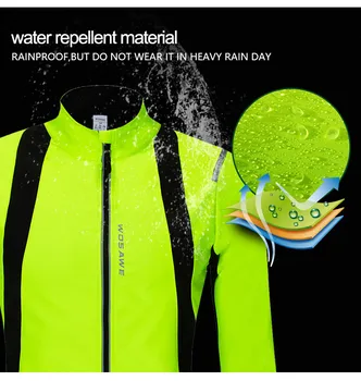 WOSAWE Apa de Ploaie Respingător Reflectorizante Thermal Fleece Ciclism Jachete Barbati Biciclete Biciclete MTB Haină de Iarnă Canadiană de Îmbrăcăminte