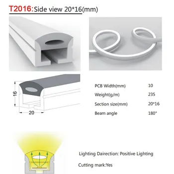 WS2811 WS2812B SK6812 LED Neon Flexibil cu Gel de Siliciu Tub IP67 rezistent la apa pentru Decor 1m 2m 3m 4m 5m
