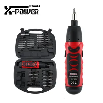 X-power 6V Mini Surubelnita Electrica AA Baterie Acumulator șurubelniță Putere Set de scule Pentru Casa DIY Asambla Instalare de Reparare