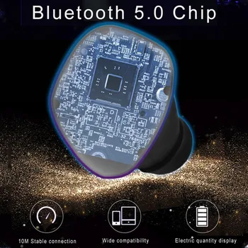 X26 TWS Wireless Bluetooth pentru Căști căști de anulare a zgomotului pentru Verykool Lotus II 2 s5005 s5001 Muzica Earbud de Încărcare Cutie