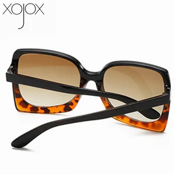 XojoX Supradimensionat ochelari de Soare Femei de Moda de Epocă Ochelari de Soare Doamnelor Personalitate Cadru Mare Gradient de Ochelari de vedere Nuante UV400