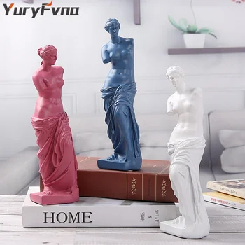 YuryFvna Venus de Milo Statuie greacă Figurina Statuie Arta Handmade Cadou pentru Birou Decor Miniatural Collectiable Sculptura