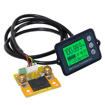 ZEAST 0-80V Capacitate Acumulator Voltmetru de Curent Tester Impermeabil LCD Digital Car Barca Litiu Plumb Acid Baterie 18650 Indicator