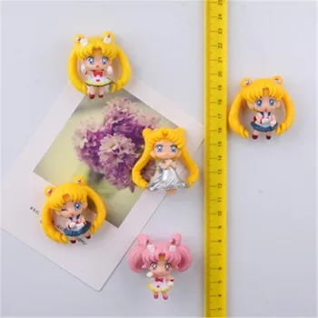 ZOCDOU Frumusete Japonez Fata Sailor Moon Magneți de Frigider Decor Tablă Alimente Autocolant Desene animate Paster Masina Acasa Ușa Ornament