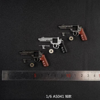 În Stoc 1/6 AS041 6 Stiluri M&P Arma Revolver Modelul de 12 Inch Soldat Acțiune Figura