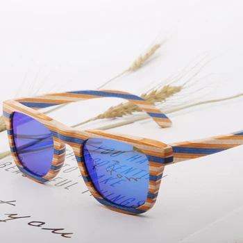 2020 Noua Moda Polarizate Lemn ochelari de Soare Barbati Designer de Conducere Acoperire Cadru Pătrat Ochelari de Soare pentru Femei Barbati Călătorie de Pescuit