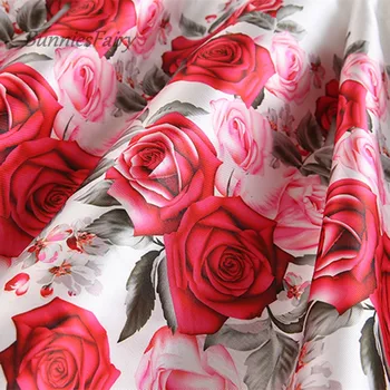 BunniesFairy De Vară 2020 Nou Hepburn Stil Vintage Red Rose Roz Floare De Imprimare Florale Talie Mare Vesta Midi Rochie De Petrecere De Anul Nou