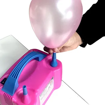 Electric Pompă cu Balon Dublu Gaura Portabil, compresor de aer 220v AC Gonflabile Balon cu Aer Pompa de Durabil cameră cu două paturi Aer Duză